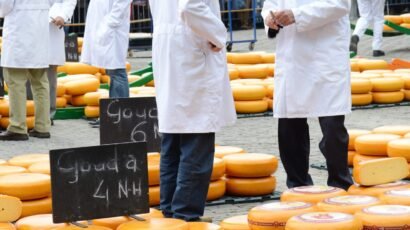 Cheese market in Gouda, The Netherlands
