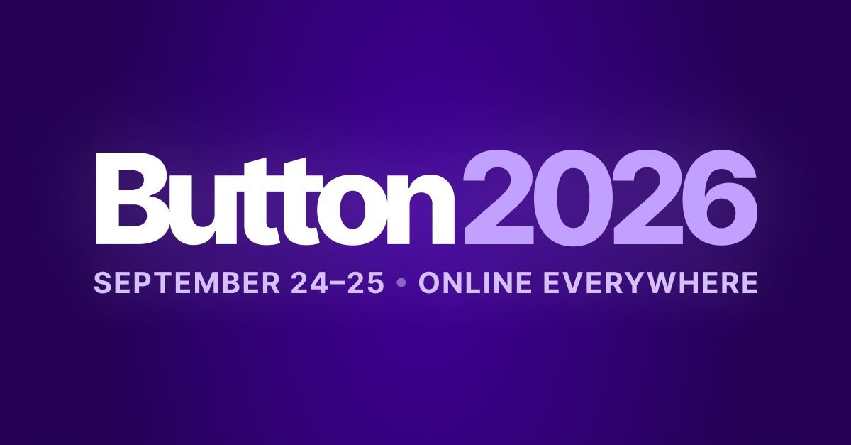 Button 2026 conference logo.