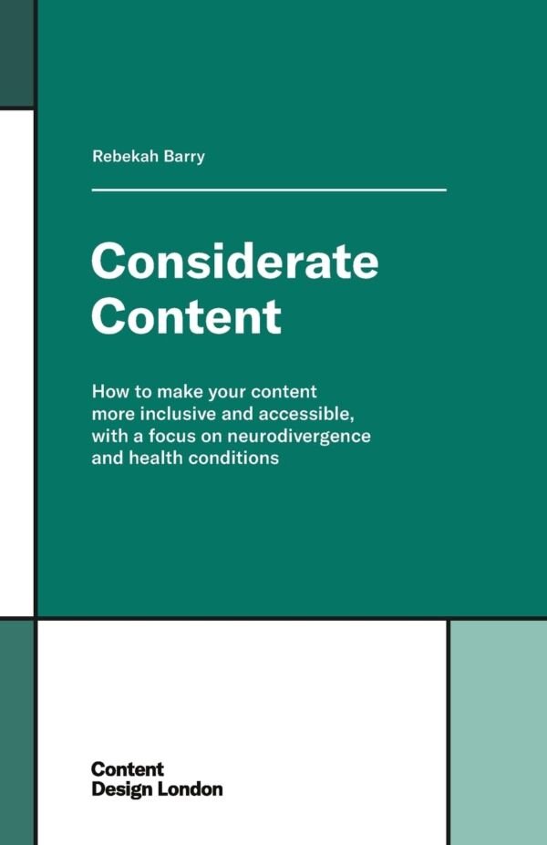 Considerate Content, by Rebekah Barry.